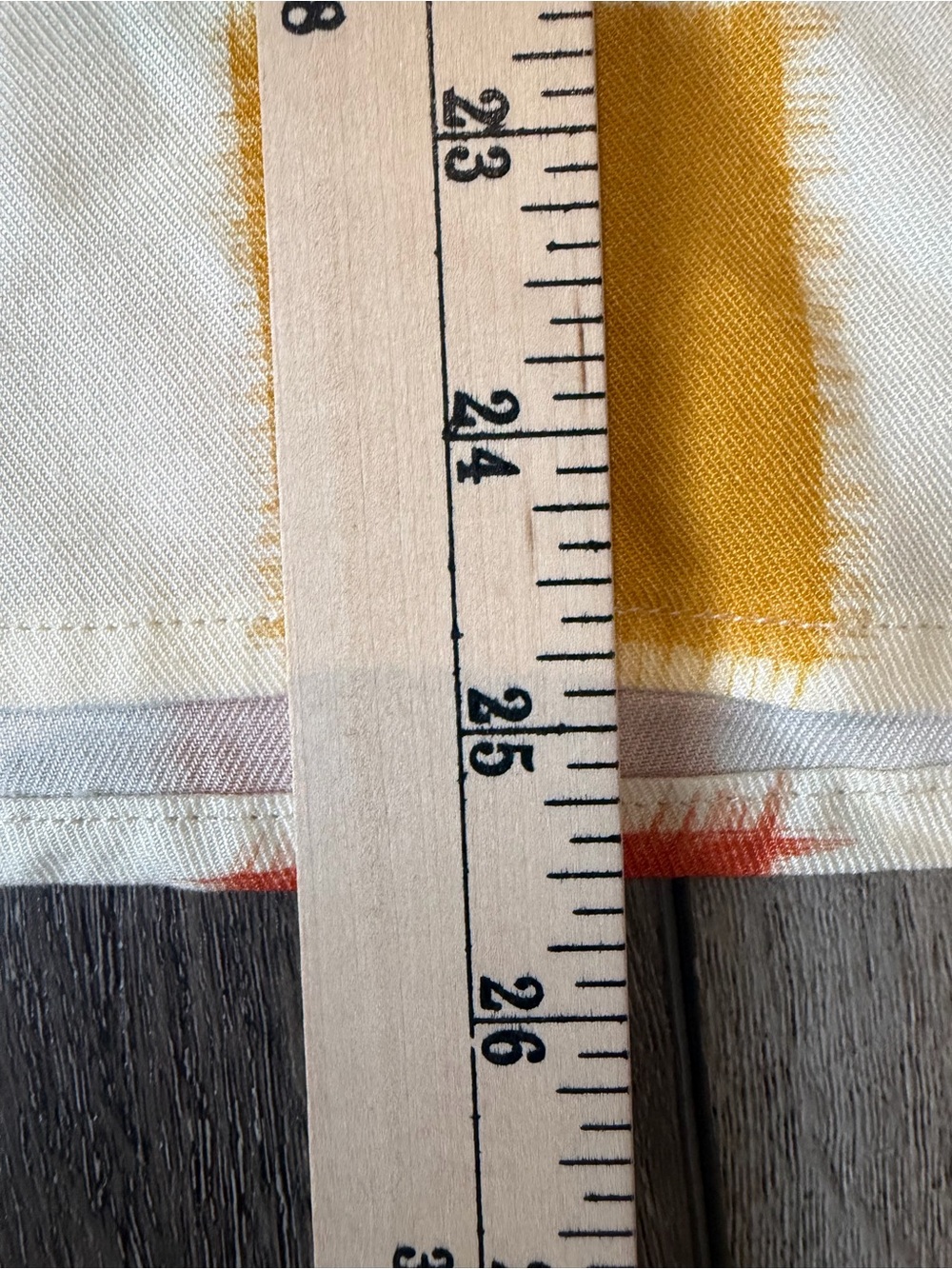 a la carte White Tunic with Multicolor Square Print - Picture 10 of 10